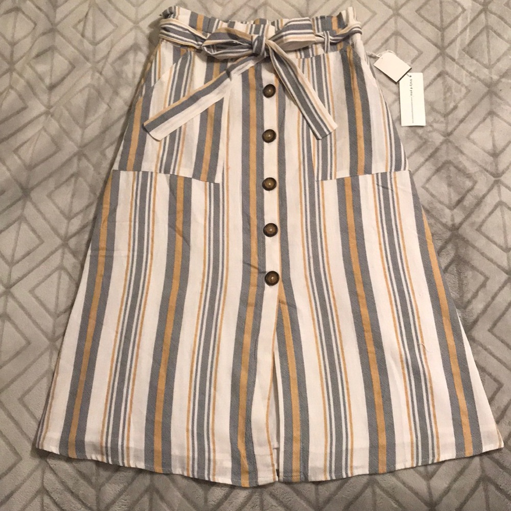 Rouched Skirt